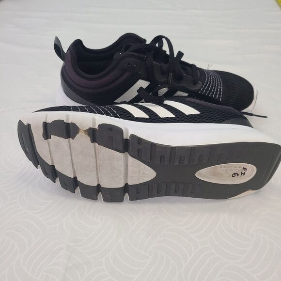 Adidas Women's Fluidup Black/White Running Sports Shoes Sneakers Size 8.5 - Picture 6 of 6